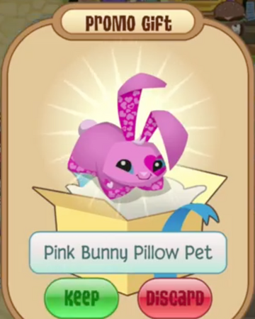 pink bunny pillow