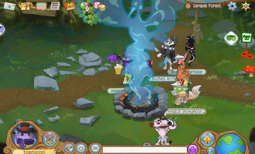 animal jam sarepia forest