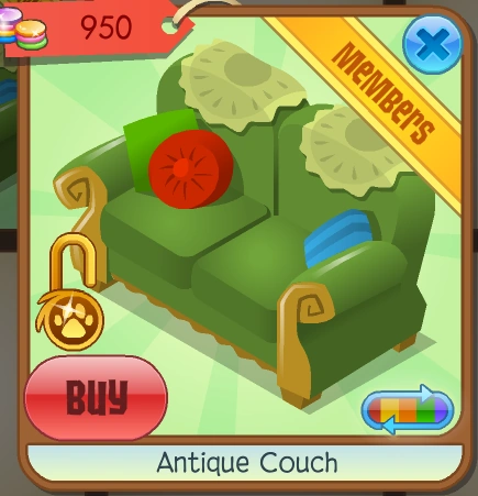 Antique Couch Animal Jam Wiki Fandom