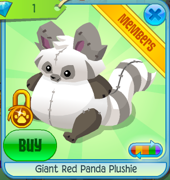 giant red panda stuffed animal