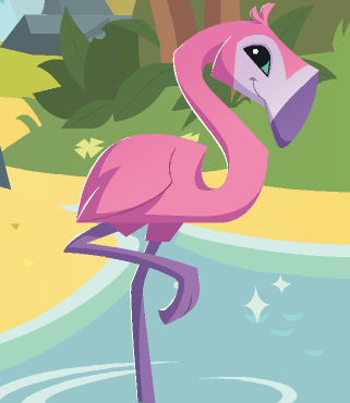 Flamingo Doing Default Dance