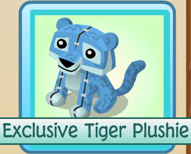 exclusive tiger plushie aj