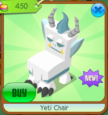 Animal Jam Yeti Chair Animal Jam Yeti Chair