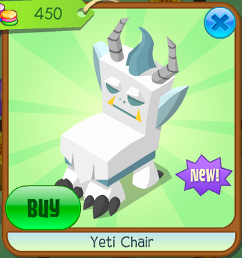 Animal Jam Yeti Chair