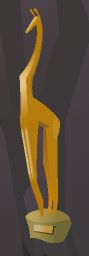 bronze giraffe statue animal jam