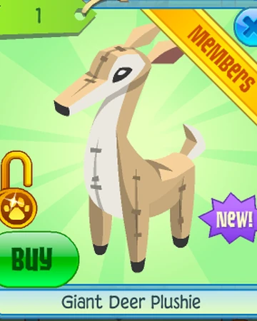 giant deer stuffed animal