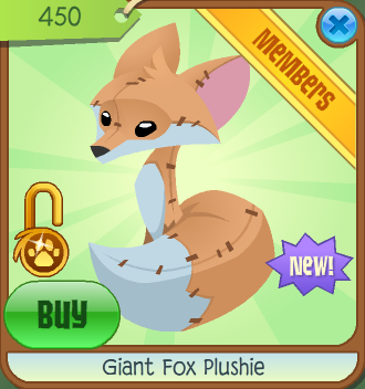 giant fox teddy