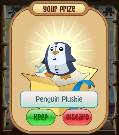 animal jam penguin plushie