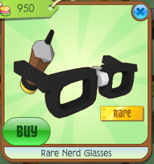 how to get nerd glasses on animal jam