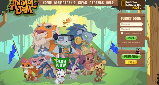 animal jam homepage