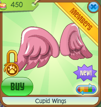 animal jam cupid wings