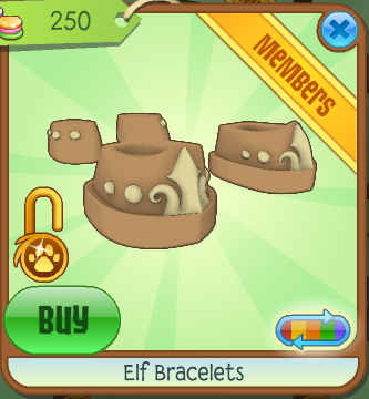 animal jam elf bracelets