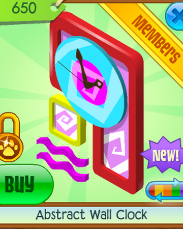 Abstract Wall Clock Animal Jam Wiki Fandom