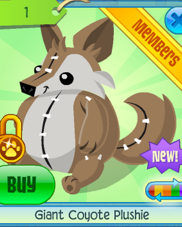 coyote plushie