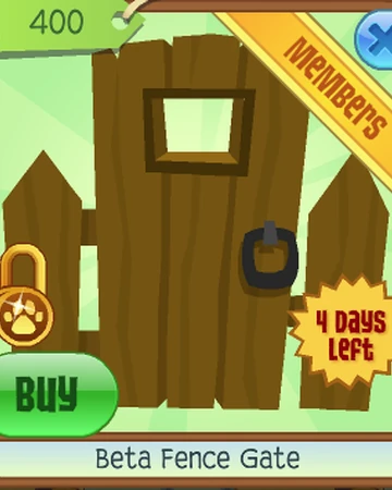 Beta Fence Gate Animal Jam Wiki Fandom