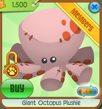 Giant Octopus Plushie | Animal Jam Wiki | FANDOM powered by Wikia