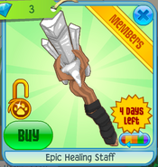 Animal jam healing staff worth