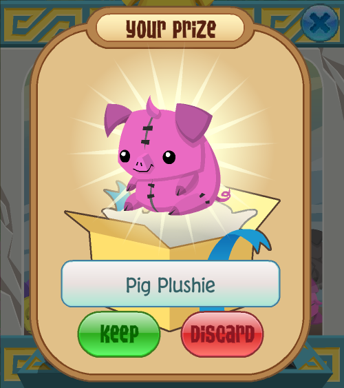 animal jam pig plushie