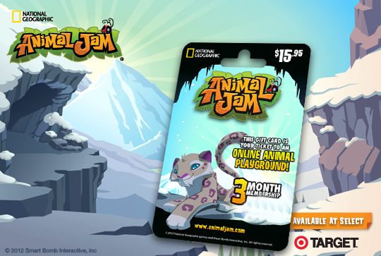 animal jam snow leopard gift card