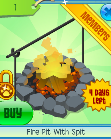 Fire Pit With Spit Animal Jam Wiki Fandom
