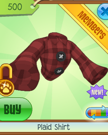Plaid Shirt Animal Jam Wiki Fandom