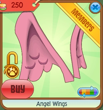 animal jam angel wings