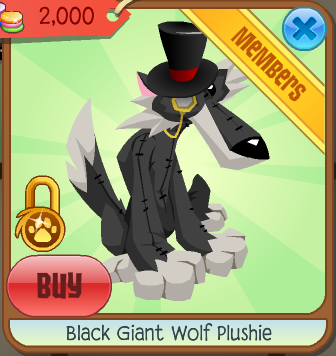 giant wolf plushie