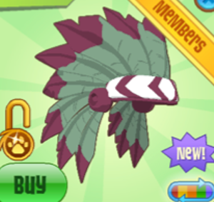 headdress on animal jam