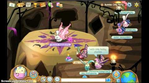 animal jam bunnies only party