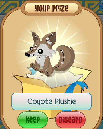 animal jam coyote plush