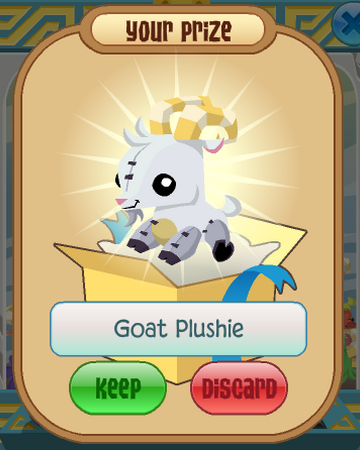 goat plushie