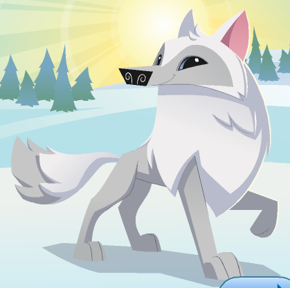 snowflake arctic wolf animal jam