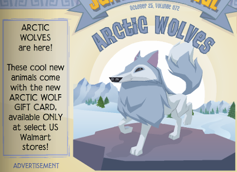 animal jam arctic wolf code 2018