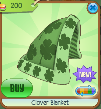 animal jam clover blanket