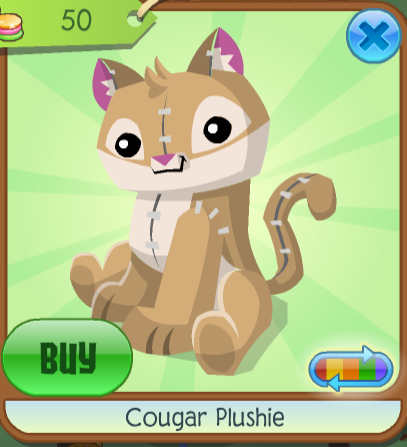 cougar plushie animal jam