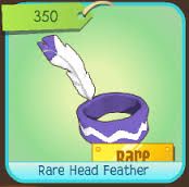 animal jam head feather