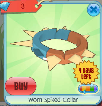 spiked collar animal jam
