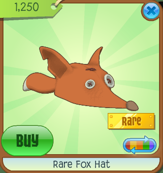 fox hat animal jam