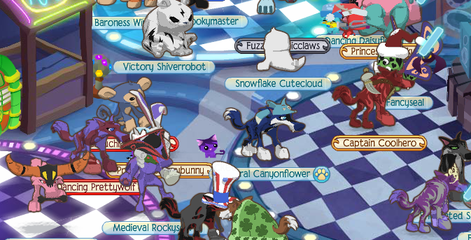 animal jam parties