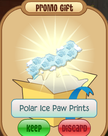 Polar Ice Paw Prints Animal Jam Wiki Fandom