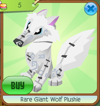 arctic wolf plushie aj