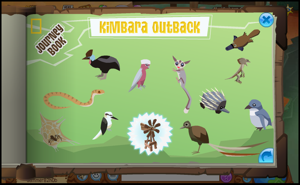 animal jam kimbara outback journey book