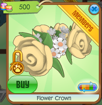 animal jam flower crown