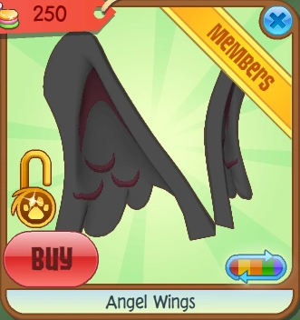 animal jam angel wings