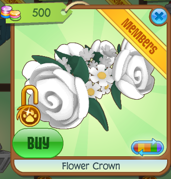 animal jam flower crown