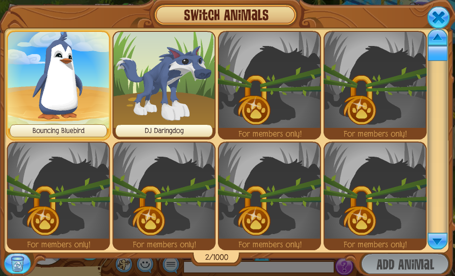 animal jam a thousand years