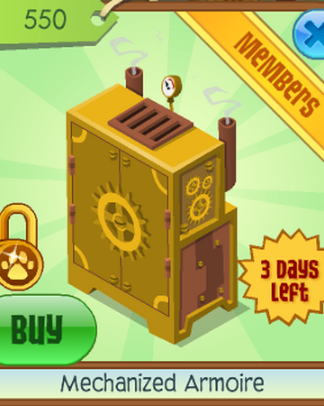 Mechanized Armoire Animal Jam Wiki Fandom