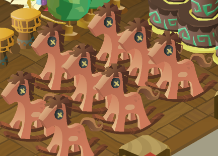 animal jam rocking horse