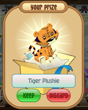 giant tiger plushie aj