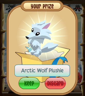 animal jam arctic wolf plushie